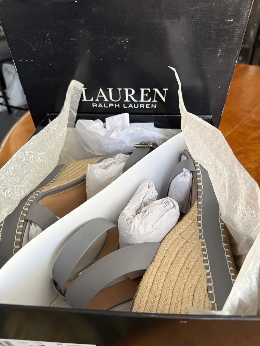 Lauren Ralph Lauren smooth gray